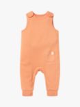 MORI Baby Ribbed Romper, Orange