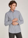 Calvin Klein Jeans Stripe Poplin Stretch Shirt, Ink/Multi