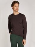 Calvin Klein Jeans Wool Crew Jumper, Raisin