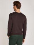 Calvin Klein Jeans Wool Crew Jumper, Raisin