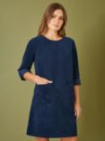 Yumi Corduroy Tunic Dress, Navy