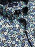 Charles Tyrwhitt Slim Fit Floral Shirt, Mid Blue