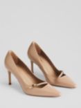 L.K.Bennett Larna Leather Pointed Heeled Courts