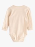 Lindex Baby Basic Bodysuit, Light Beige