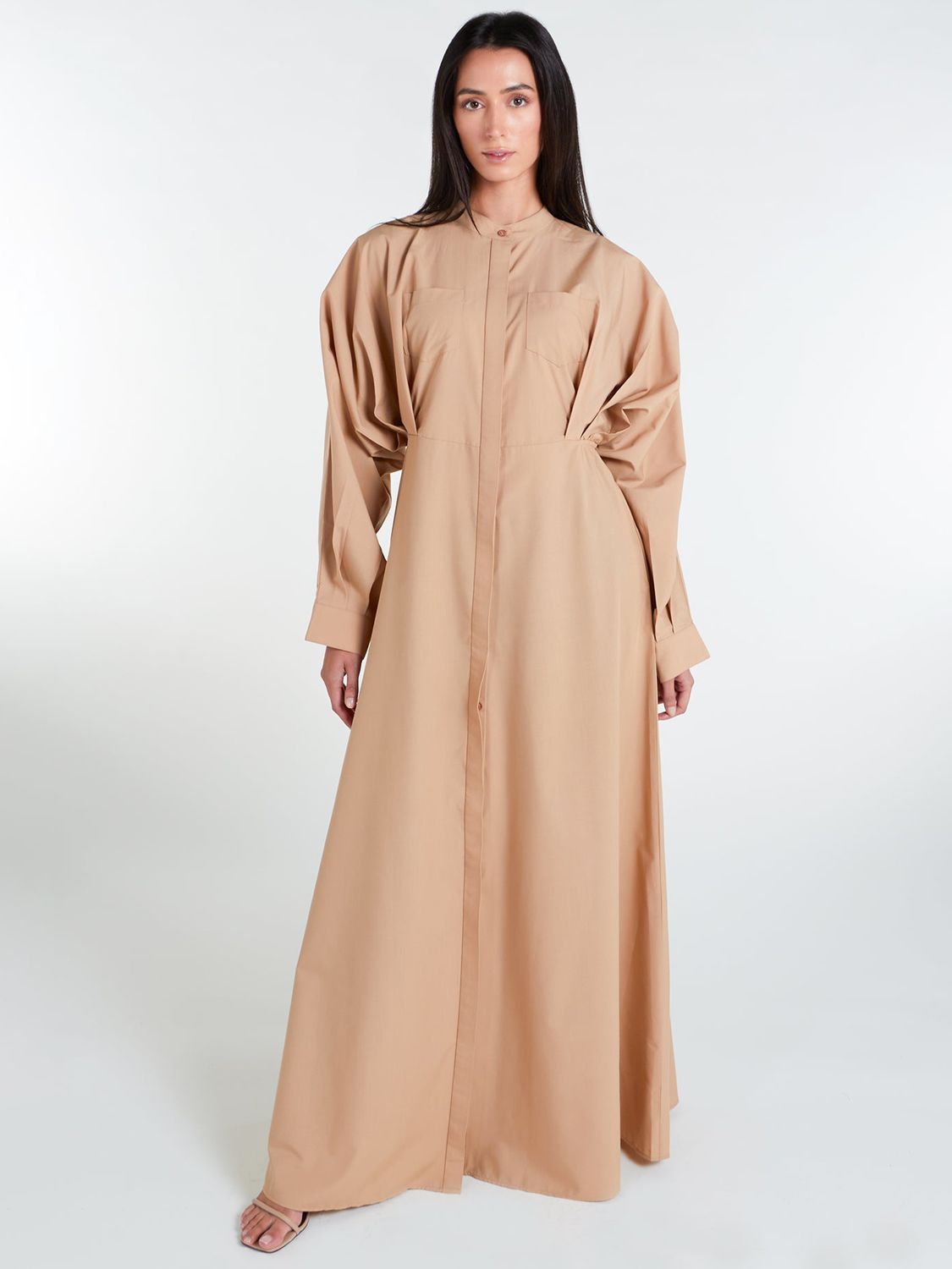 Aab Maxi Shirt Dress, Natural