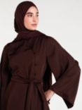 Aab Oriental Abaya, Brown Mid