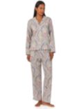 Lauren Ralph Lauren Paisley Shirt Long Pyjama Set, 942 Multi Paisley