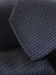 Charles Tyrwhitt Grenadine Italian Silk Tie, Black, Navy