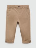 Mango Kids' Straight Fit Chino Trousers