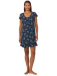 Lauren Ralph Lauren Floral Nightdress, Navy/Multi