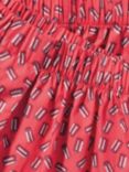 Charles Tyrwhitt Telephone Box Print Woven Cotton Boxers, Coral Pink