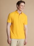 Charles Tyrwhitt Cotton Regular Fit Polo Shirt, Yellow