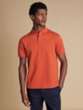 Charles Tyrwhitt Cotton Regular Fit Polo Shirt, Orange