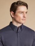 Charles Tyrwhitt Cotton Regular Fit Polo Shirt, Dark Mauve