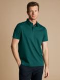 Charles Tyrwhitt Cotton Regular Fit Polo Shirt, Green