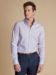 Charles Tyrwhitt Cotton Slim Fit Button-Down Collar Shirt, Lilac