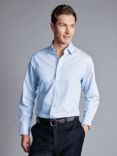 Charles Tyrwhitt Cotton Super Slim Fit Stripe Shirt, White & Sky