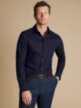 Charles Tyrwhitt Cotton Slim Fit Non-Iron Oxford Shirt, Navy