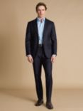 Charles Tyrwhitt Slim Fit Wool Blend Suit Jacket, French Navy