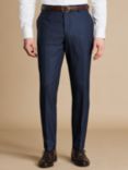 Charles Tyrwhitt Slim FIt Merino Wool Suit Trousers, Indigo Blue