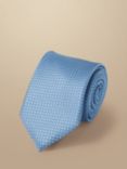 Charles Tyrwhitt Stain-Resistant Geometric Silk Tie, Ice Blue