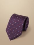 Charles Tyrwhitt Stain-Resistant Geometric Silk Tie