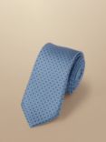 Charles Tyrwhitt Stain-Resistant Silk Tie, Sky Blue