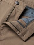 Charles Tyrwhitt Garment Dyed Twill Jeans, Taupe