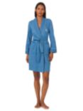 Lauren Ralph Lauren Shawl Collar Dressing Gown, Blue