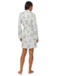 Lauren Ralph Lauren Floral Dressing Gown, Ivory/Blue