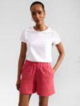 Hobbs Allie Cotton Shorts, Pink