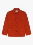 Uskees Cord Overshirt, Rust