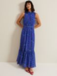 Phase Eight Sofia Floral Maxi Dress, Blue