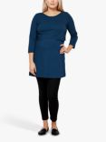 Bshirt Tunic Maternity Nursing Dress, Navy