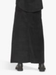 Sisters Point Olia Textured Velour Maxi Skirt, Black