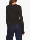 Sisters Point Eike Stone Sleeve Top, Washed Black