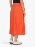 Sisters Point Malou Pleated Midi Skirt, Orange