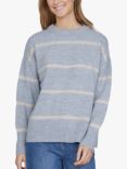 Sisters Point Meya Stripe Jumper, Grey Melange/Bamboo