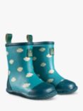 Little Green Radicals Kids' Clouds Classic Wellington Boots, Blue