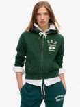 Superdry Athletic Essentials Relaxed Crop Zip Hoodie