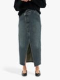 MY ESSENTIAL WARDROBE Dalvi Denim Midi Skirt, Dark Blue