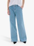 MY ESSENTIAL WARDROBE Jayda Wide Leg Jeans, Medium Blue