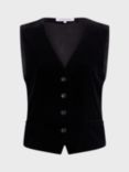 Gerard Darel Maia Tailored Waistcoat, Black