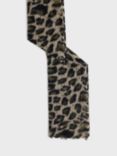 Gerard Darel Dany Animal Print Wool Cashmere Blend Scarf, Khaki/Multi