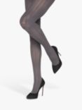 Charnos Opaque Cable Tights, Grey