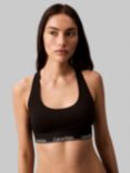 Calvin Klein Modern Cotton Racer Back Bralette, Black