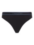 Calvin Klein Organic Cotton Blend Bikini Knickers, Black