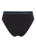 Calvin Klein Organic Cotton Blend Bikini Knickers, Black