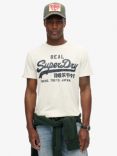 Superdry Vintage Logo Graphic T-Shirt, Ecru