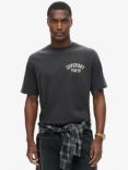 Superdry Tattoo Back Graphic Loose T-Shirt, Blackboard